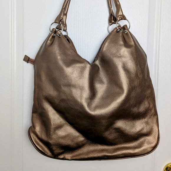 Vintage Lacoste Women’s Leather Striped Shoulder Bag - Picture 2 of 8